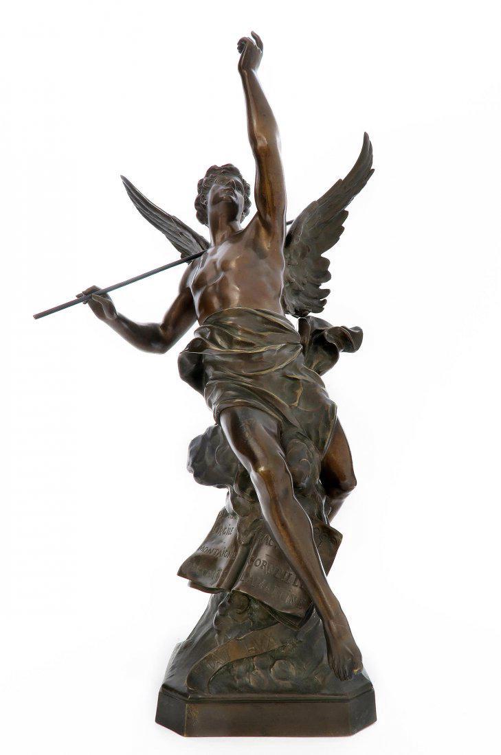 Large French Sculpture by Pinault (19th Century)