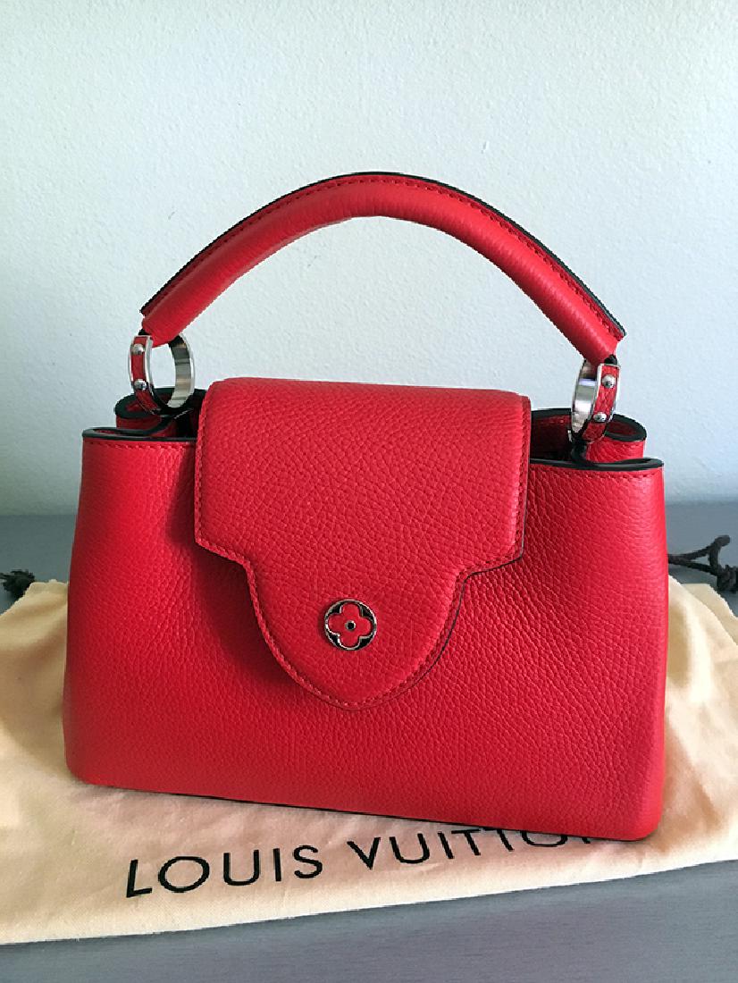 Louis Vuitton Handbag Red style "Capucines" (1 of 8)