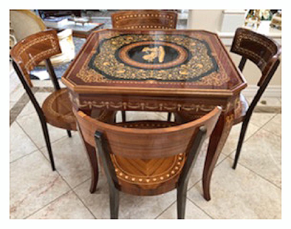 An Italian Neoclassical Marquetry Games Table (1 of 10)