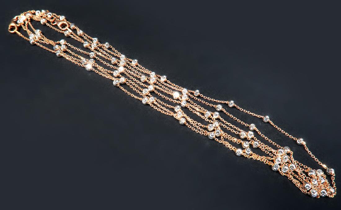 One Kilo Gram Italian Rose Gold Necklace Chain (1 of 5)
