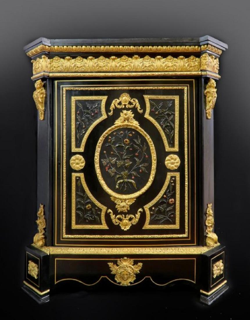 19th C. Very Fine French Side Cabinet Marble Top (1 of 2)