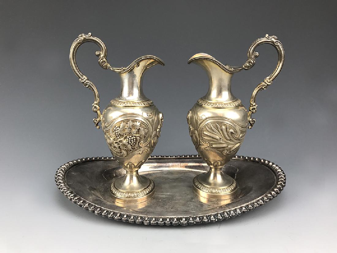 Magnificent French Silver Cruet Set (1 of 6)