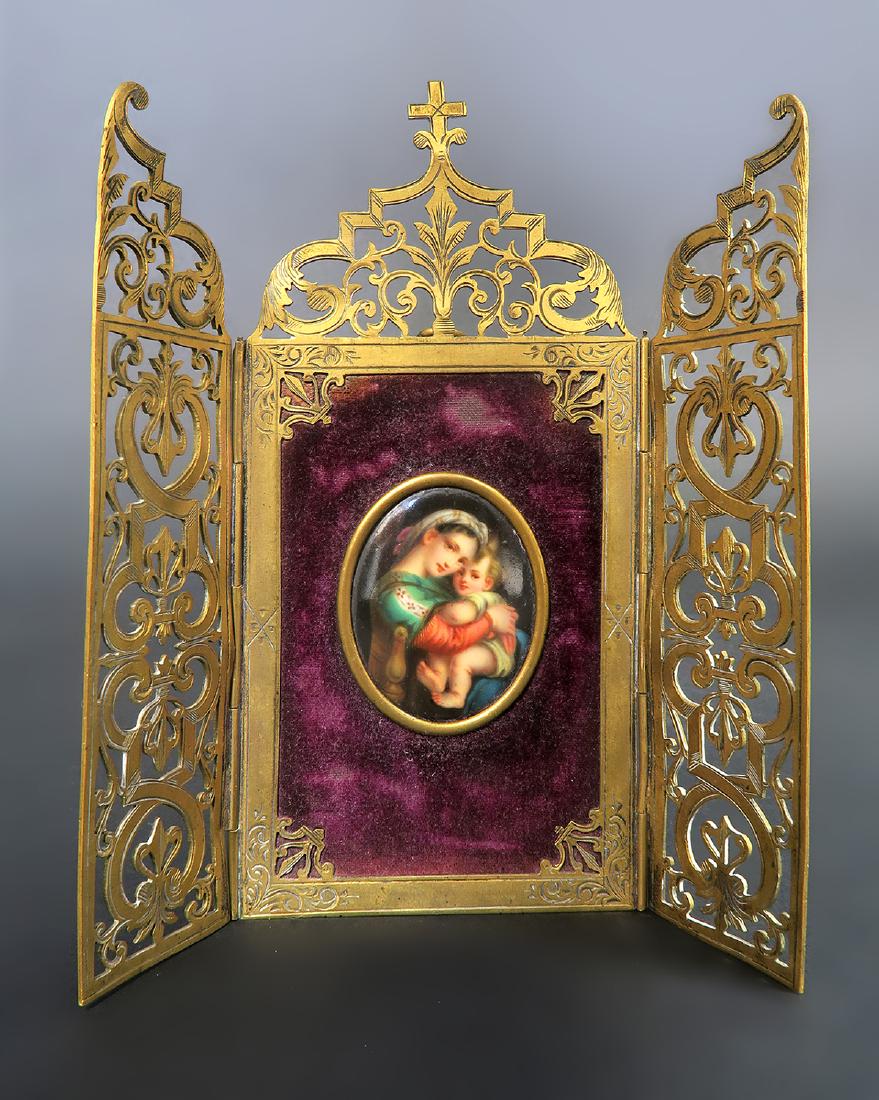French Bronze Frame Plaque signed "Alphonse Giroux" (1 of 6)