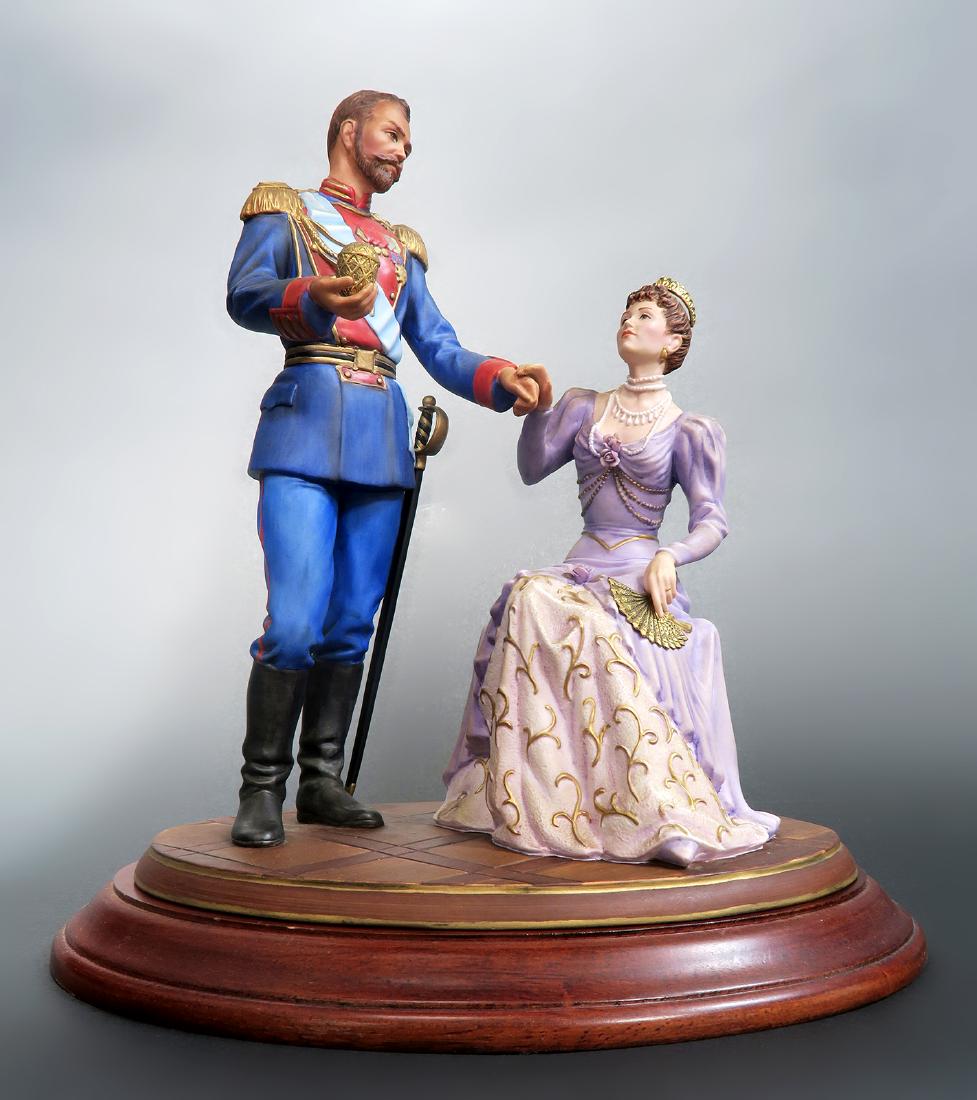 BELLA BISQUE PORCELAIN SCULPTURE BY FABERGE (1 of 8)