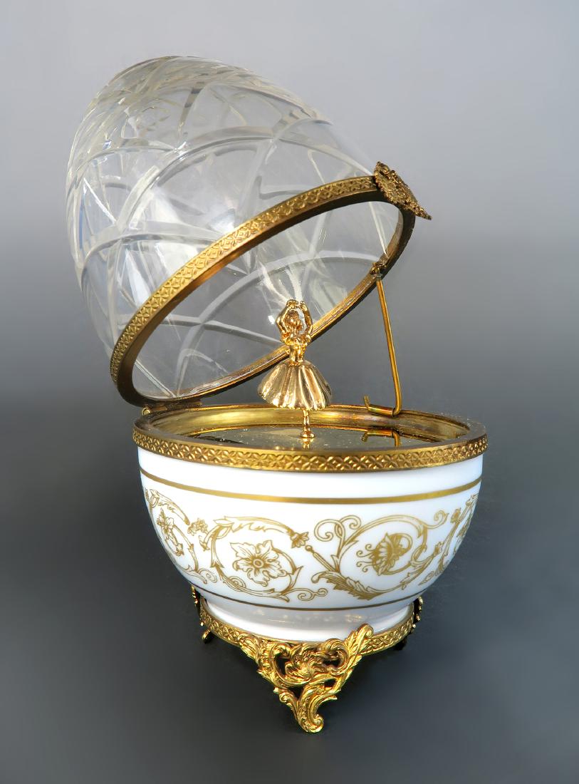 French Sterling Silver Limited Edition Faberge Egg (1 of 5)