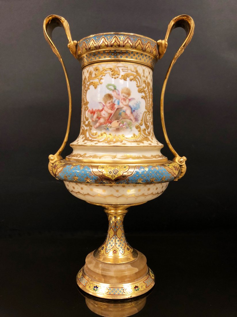 A French Bronze Champleve Vase (1 of 9)