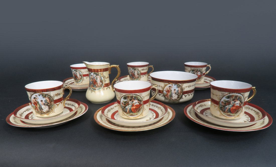 Czechoslovakia "RKG" Porcelain Tea Set (20 pieces) Apr 03, 2018