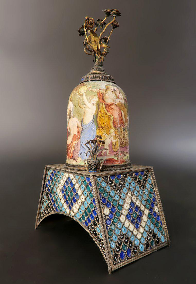 19th C. Viennese Enamel on Silver (1 of 2)