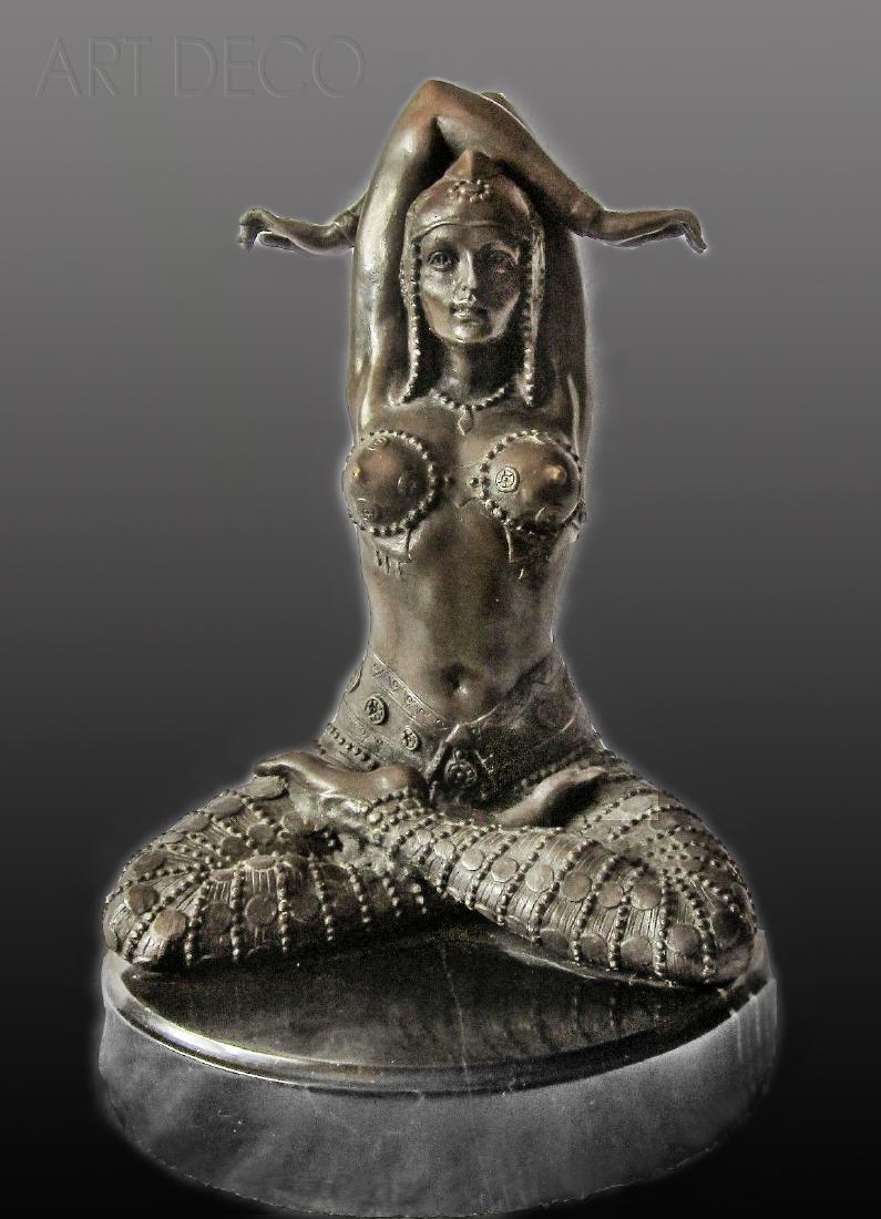 Chiparus Attributed "The Goddess Shiva" Bronze Statue (1 of 4)