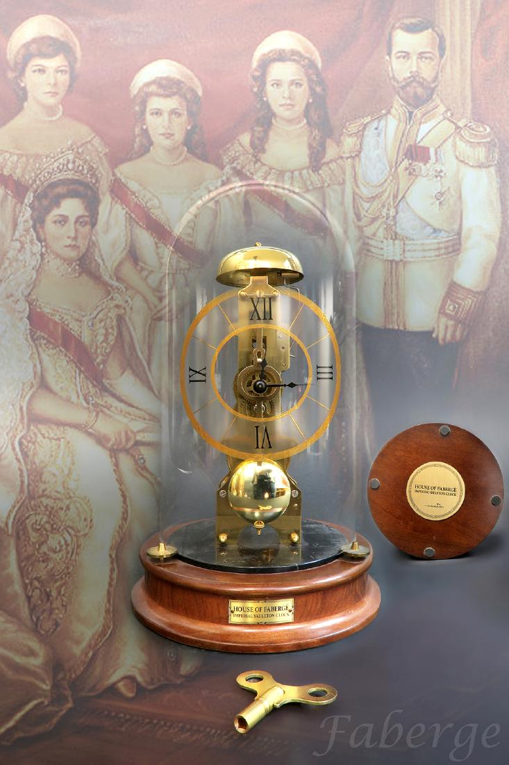 House of Faberge Imperial Skeleton Clock (1 of 8)