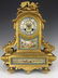 19 C. French Garniture Gilt Bronze Clock Set - 2