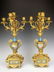19 C. French Garniture Gilt Bronze Clock Set - 4