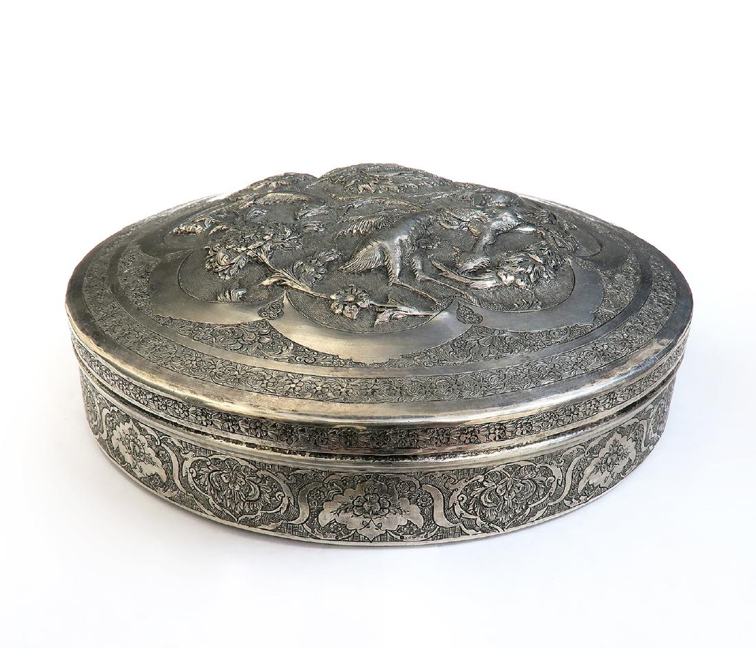 Persian Hand Hammered / Engraved Jewelry Box (1 of 6)