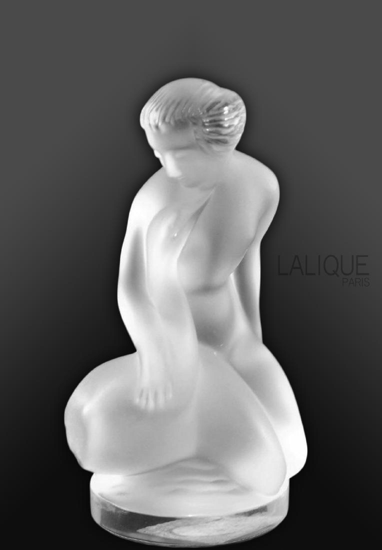 LALIQUE "Leda and The Swan" Crystal Figurine, Signed! (1 of 7)