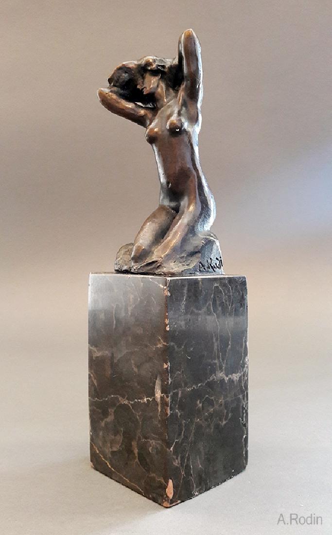 After "Auguste Rodin" THE BATHER Statue, Signed (1 of 13)