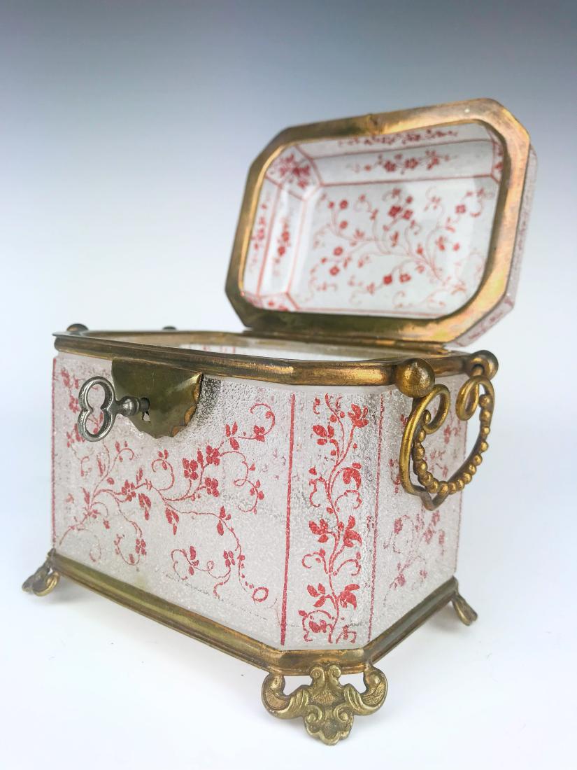 French Bronze & Baccarat Crystal Jewelry Box (1 of 4)