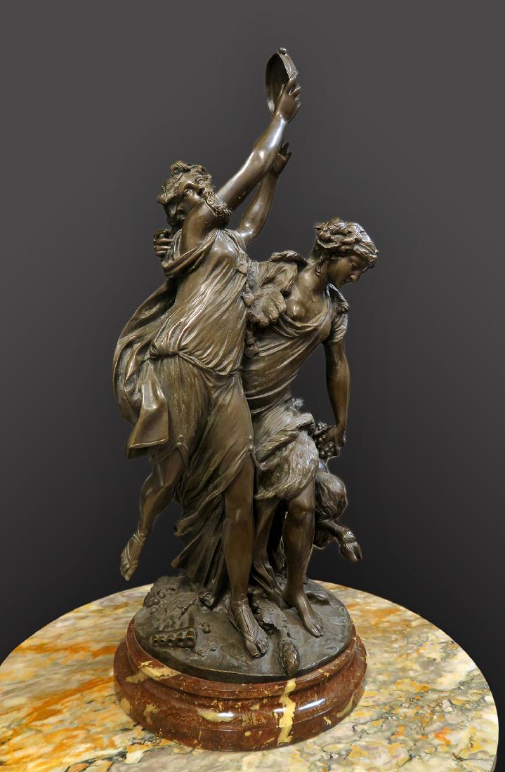 Monumental French Bronze Sculpture After Clodion (1 of 1)