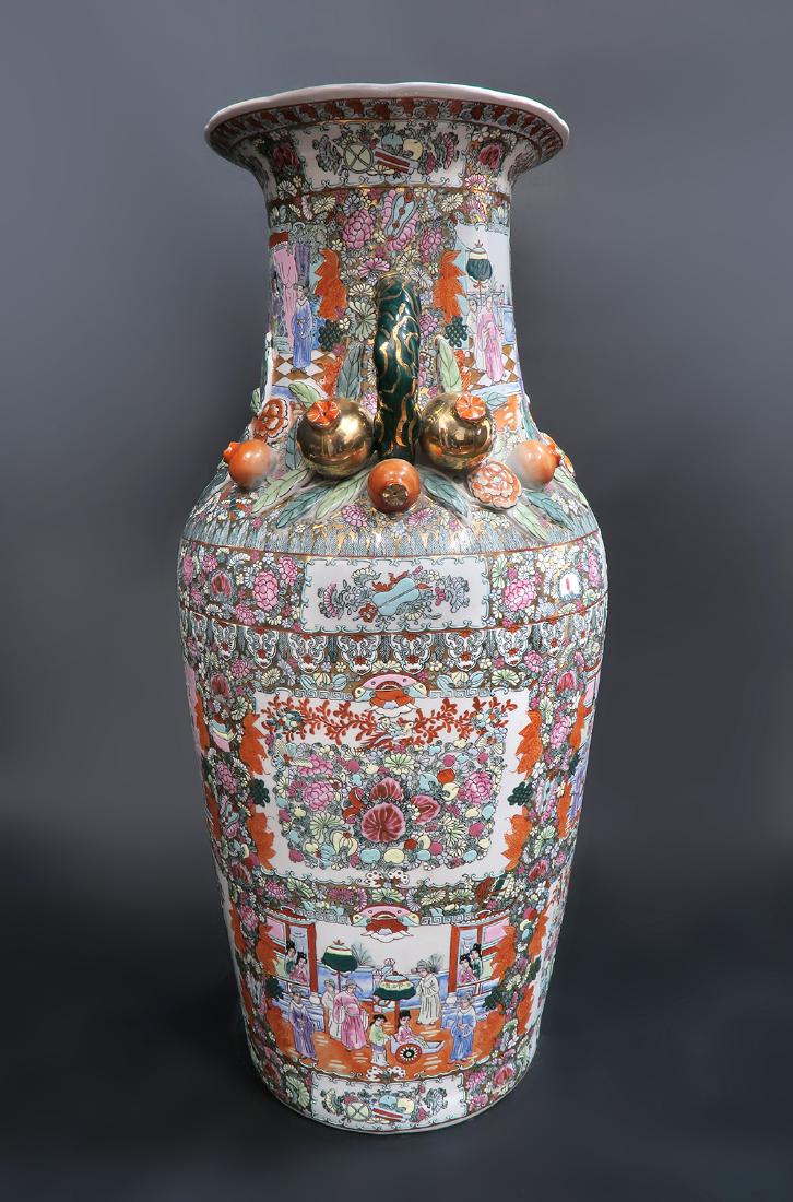 Monumental Qing Dynasty Style Chinese Vase