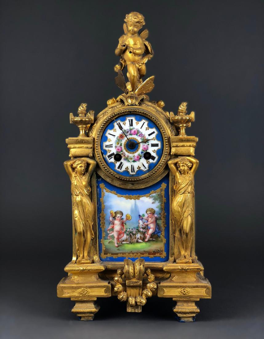 French Clock Signed By "PH MOUREY" (1 of 6)