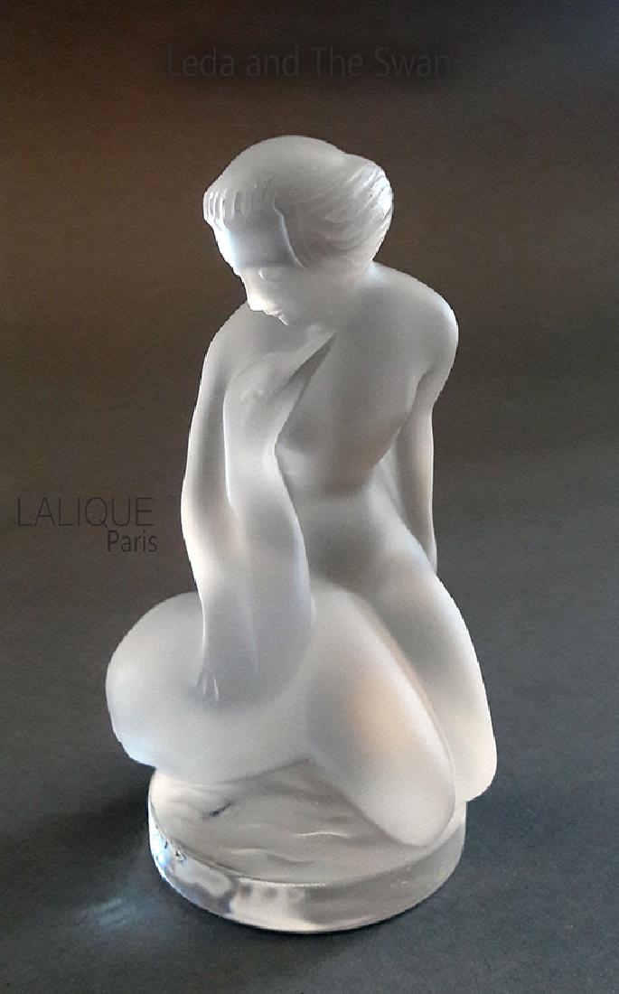 LALIQUE "Leda and The Swan" Crystal Figurine, Signed! (1 of 13)
