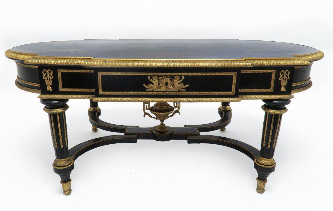 19th C. French Bronze Mounted Coffee Table (1 of 4)