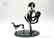 Franklin Heirloom Doll 20" A Symphony in Black By ERTE