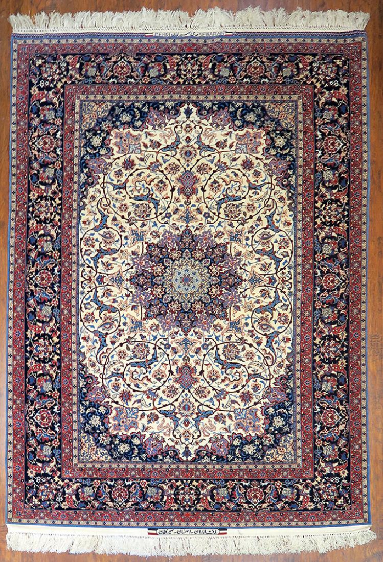 Authentic Persian Rug from Isfahan By "Seirafian"