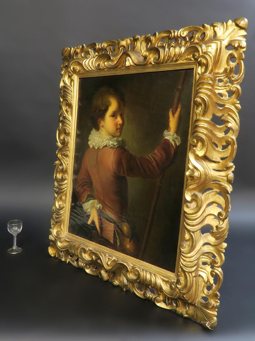 18th C. English Portrait of The Young Boy Oil Painting (1 of 4)