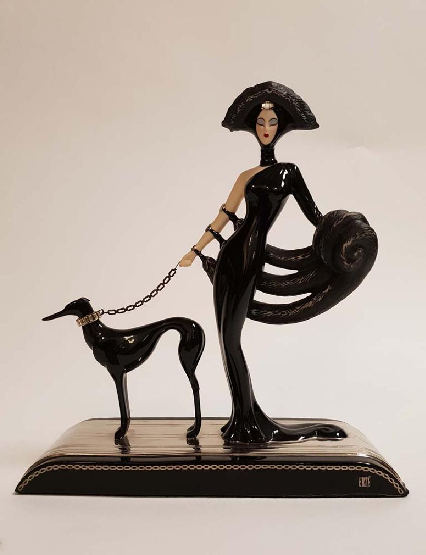 House of Erte "Symphony In Black" Figurine, Ltd Edition