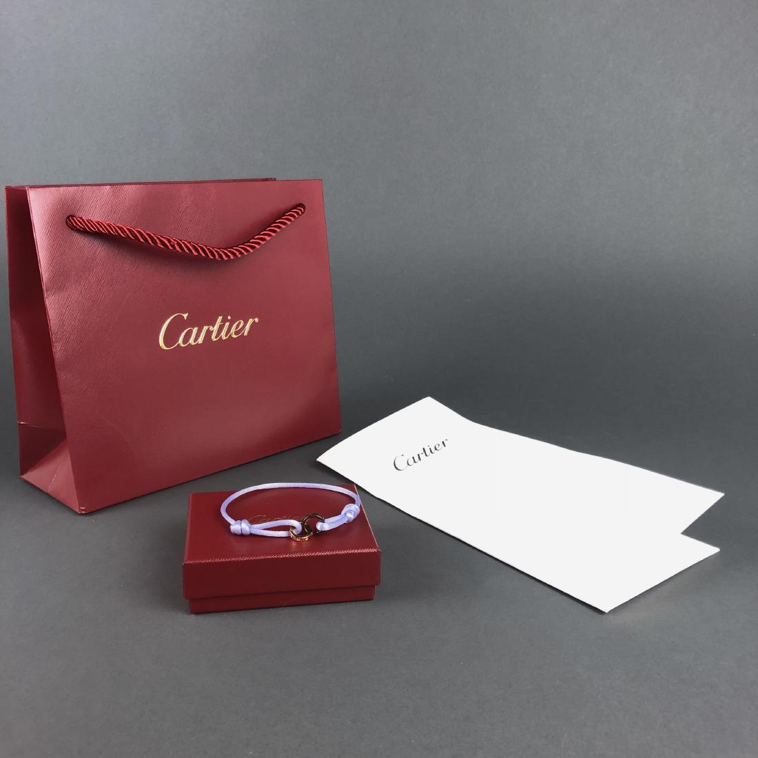 Cartier 18K Rose Gold Diamond 2 Hoops Love Bracelet (1 of 5)