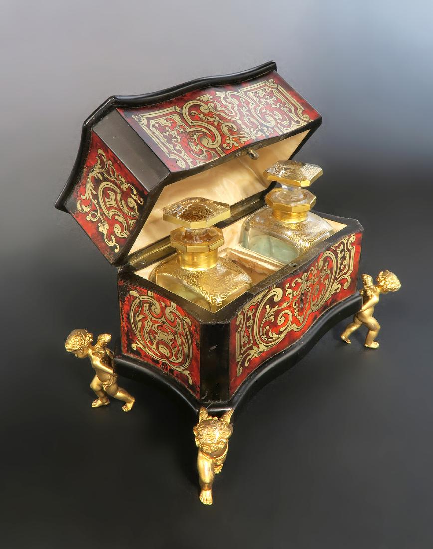 19th C. French Boulle Vanity Box by Tahan (1 of 7)