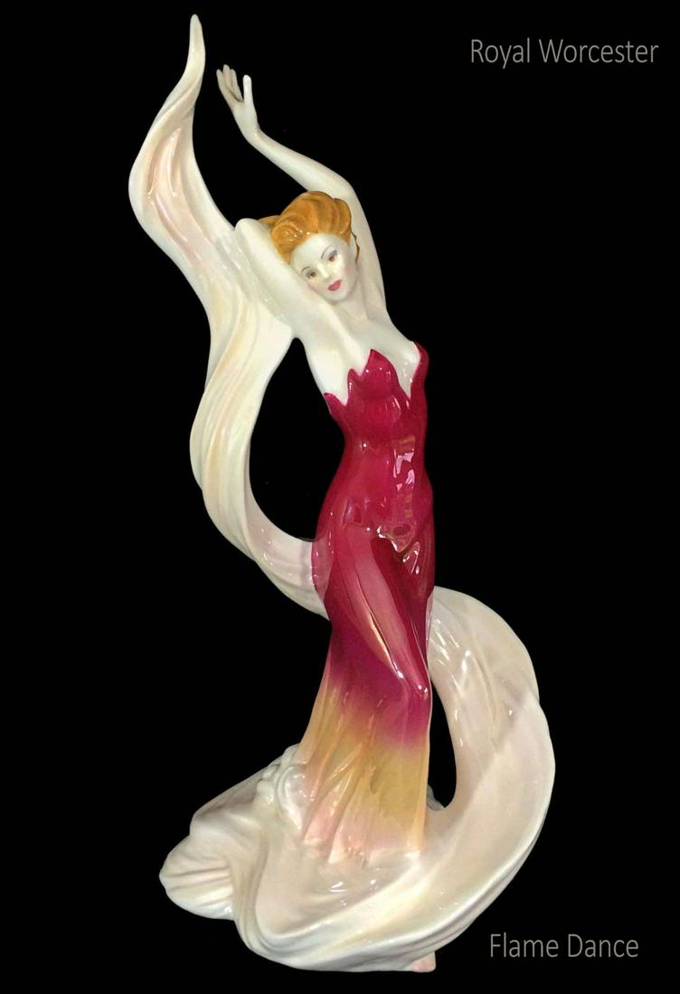 English Royal Worcester "Flame Dance" Figurine (1 of 7)