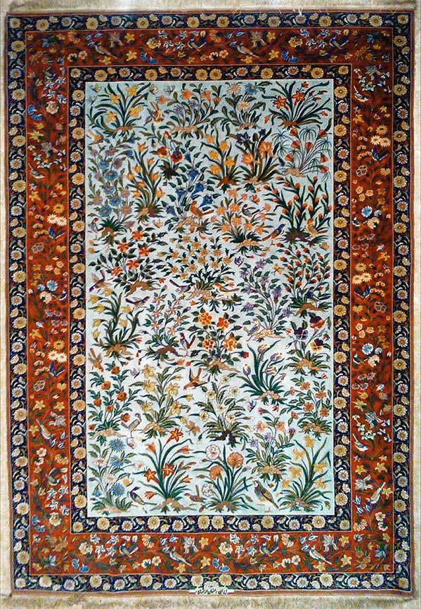 Magnificent Persian Rug from Isfahan Signed Shahabpour (1 of 3)