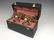 French Jeweled Hand Engraved Gilt Silver Cruet Set - 9