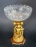 Large Figural Bronze Baccarat Centerpiece. 19th C. - 3
