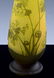 SIGNED GALLE CAMEO CUT ART GLASS FLOWER PATTERN VASE - 7