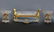 19th C. Figural Bronze & Crystal Baccarat Garniture Set