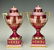 19th C. Pair of Royal Vienna Hand Painted Vases - 4