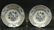 PAIR OF MEISSEN BLUE "ONION" PORCELAIN PLATES