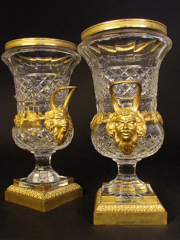 Magnificent 19TH C. Pair of Baccarat Vases (1 of 8)