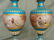 Pair of 19th C. Sevres Enameled Bronze Porcelain Urns - 7