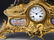 Large 19th. C Bronze and Sevres Style Mantle Clock - 8