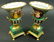 Pair of Hand Painted Paris Porcelain Urns - 3