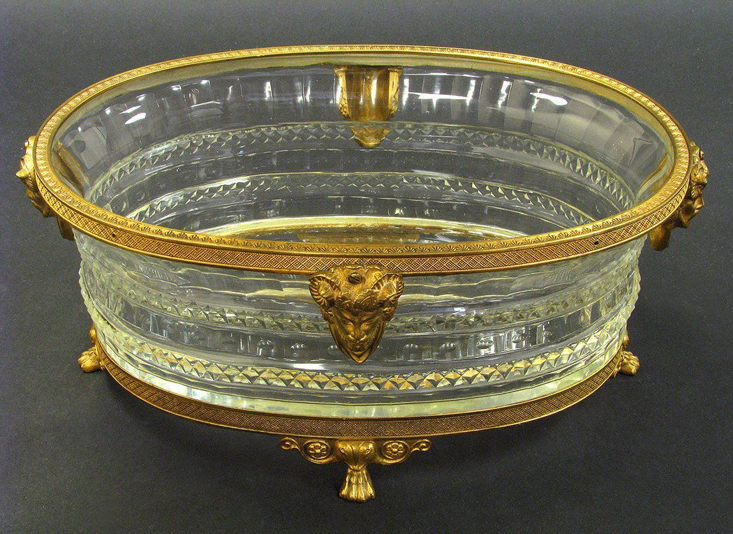 19th Century Bronze and Crystal Centerpiece (1 of 5)