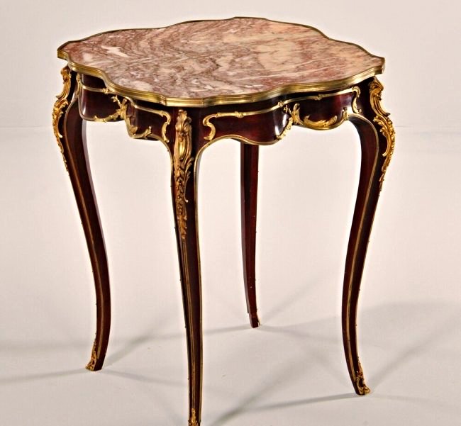 Linke style Ormolu-mounted Mahogany Occasional Table (1 of 1)
