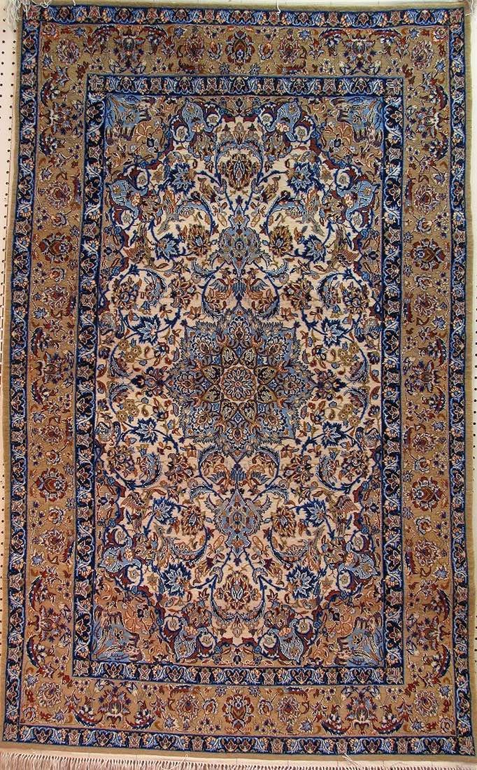 Authentic Persian handmade rug from Isfahan (1 of 4)