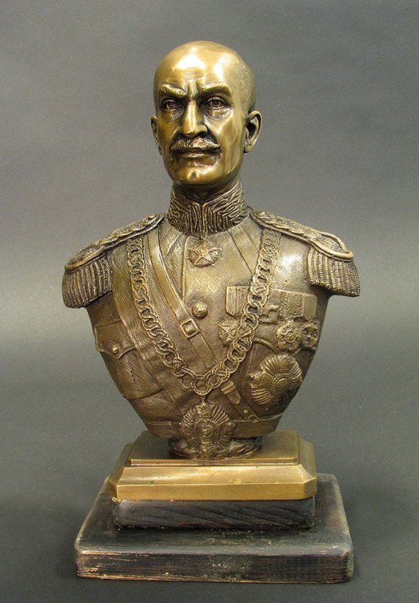 Magnificent Bronze Statue Of King Reza Iran (Very Rare) (1 of 7)