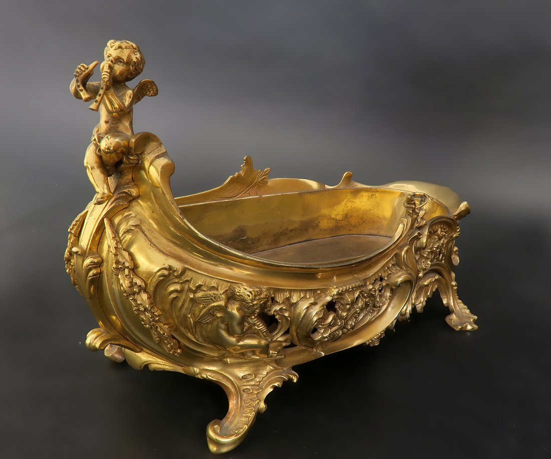 Magnificent French Figural Bronze Jardiniere/Planter (1 of 4)