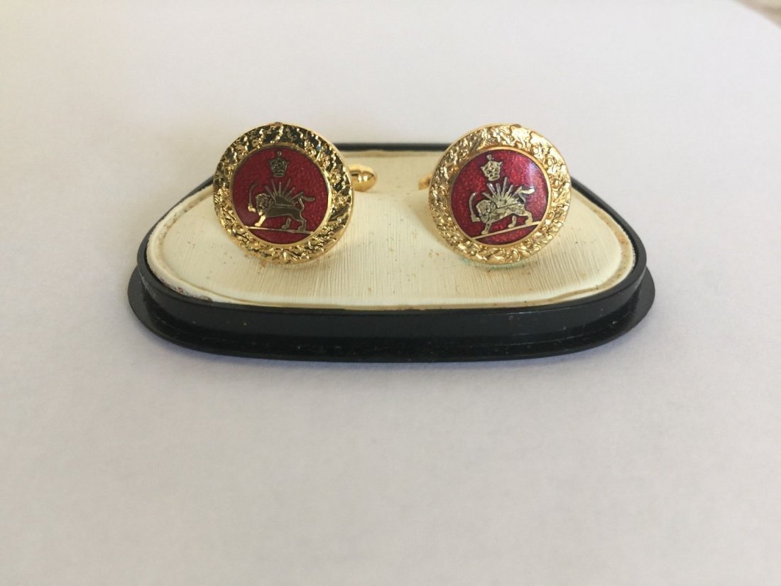 Persian Enameled Cufflinks (1 of 2)