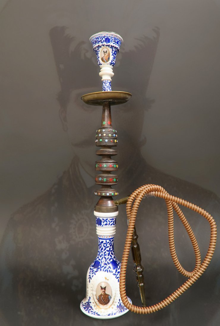 19th C. Persian Qajar Hookah (1 of 6)